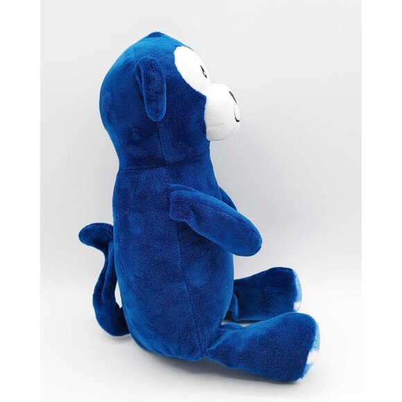 Jesse & LuLu Blue Monkey Plush 14" Stuffed Animal Baby Toy Soft Lovey - Picture 4 of 5